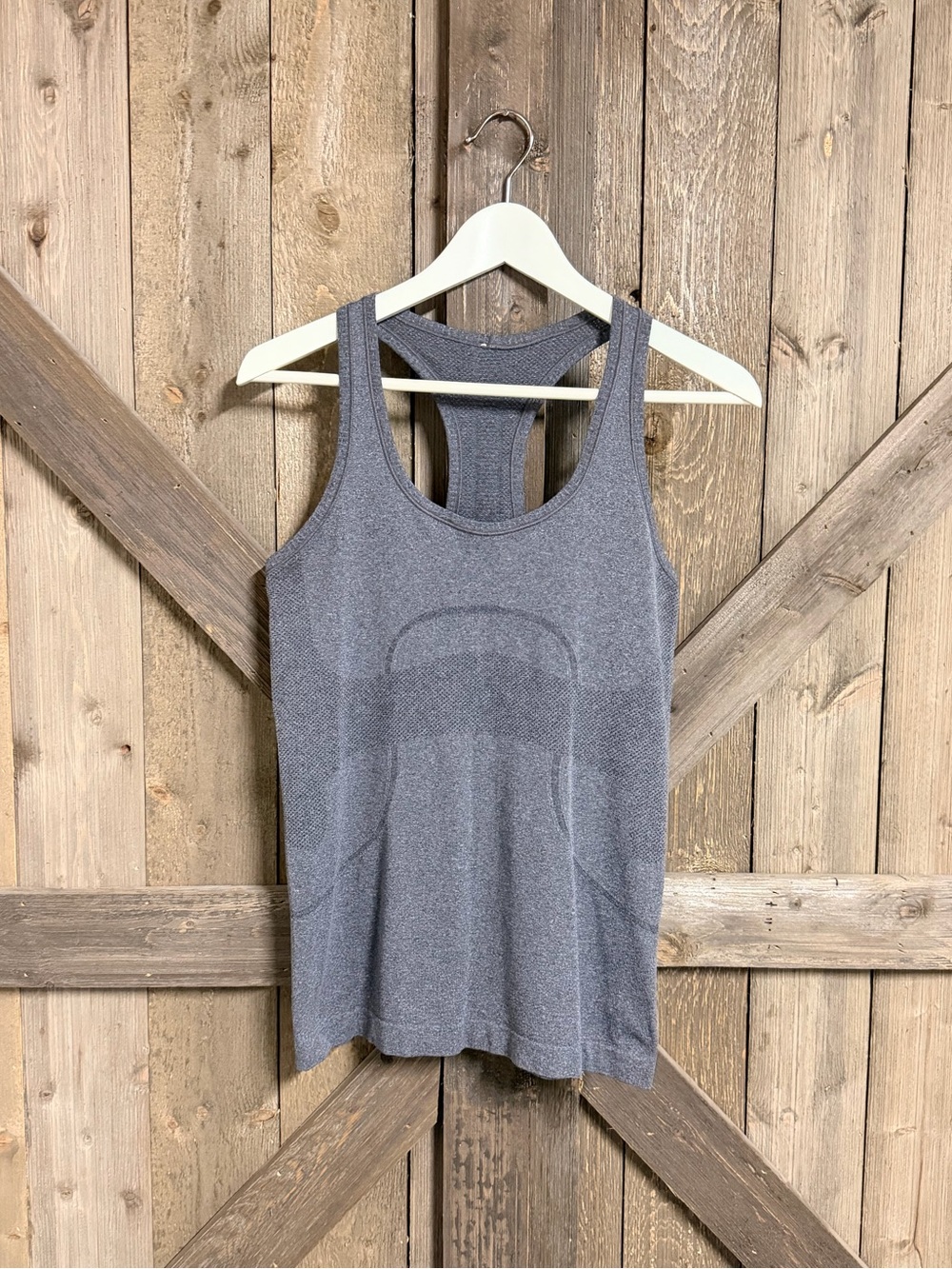 Lululemon Heather Gray Racerback Athletic Tank Top